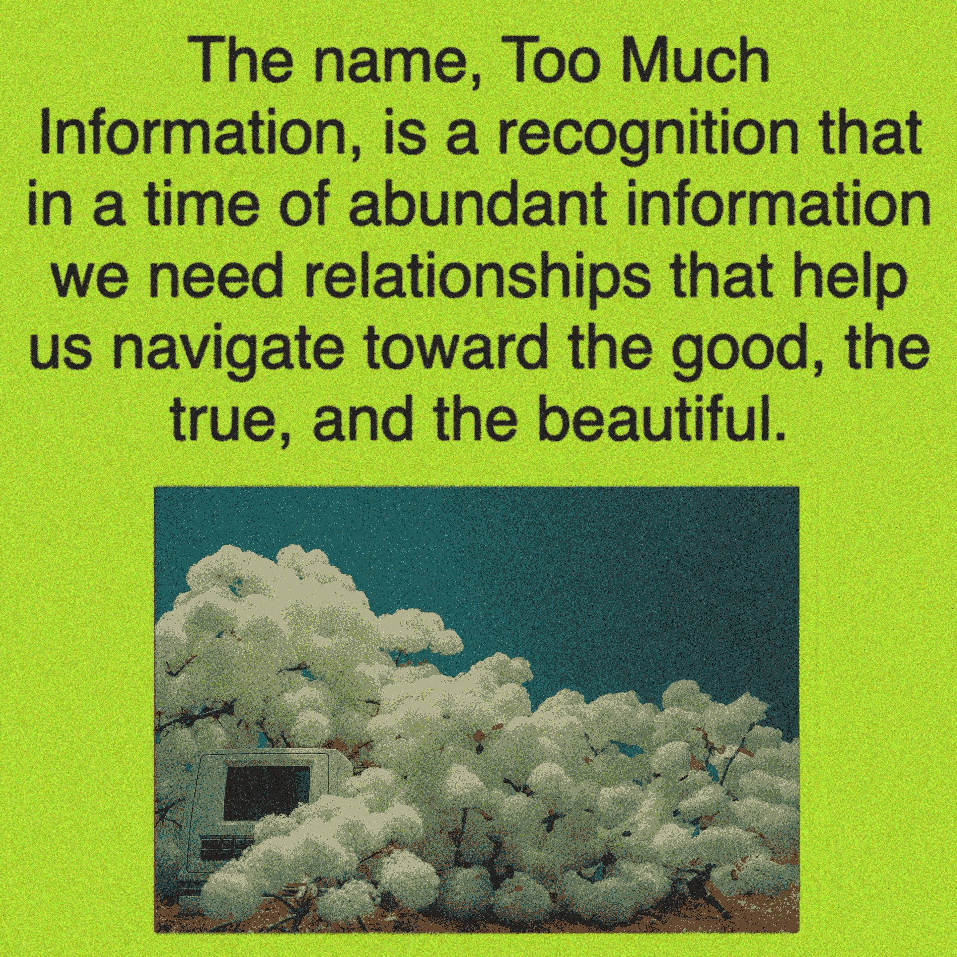 Too Much Information Image